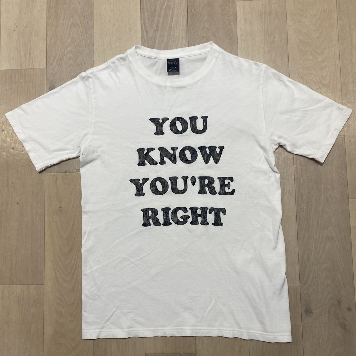 宮下貴裕　初期　本人期　ナンバーナイン number nine 03カート期 Nirvana You know you re right Tee サイズ3 日本製　新品同様品_画像1