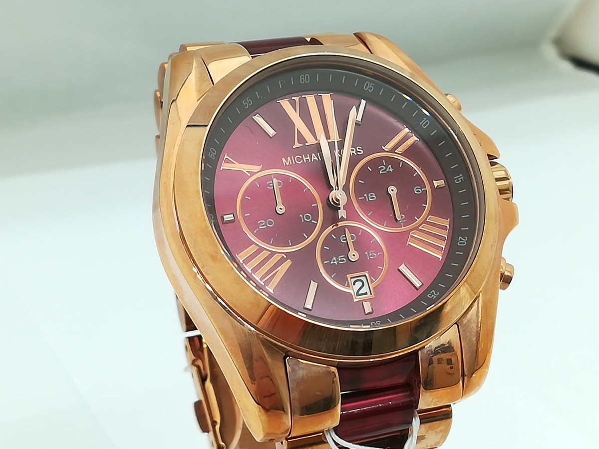 腕時計】マイケルコース MICHAEL KORS ブラッドショー MK-6270 ワイン
