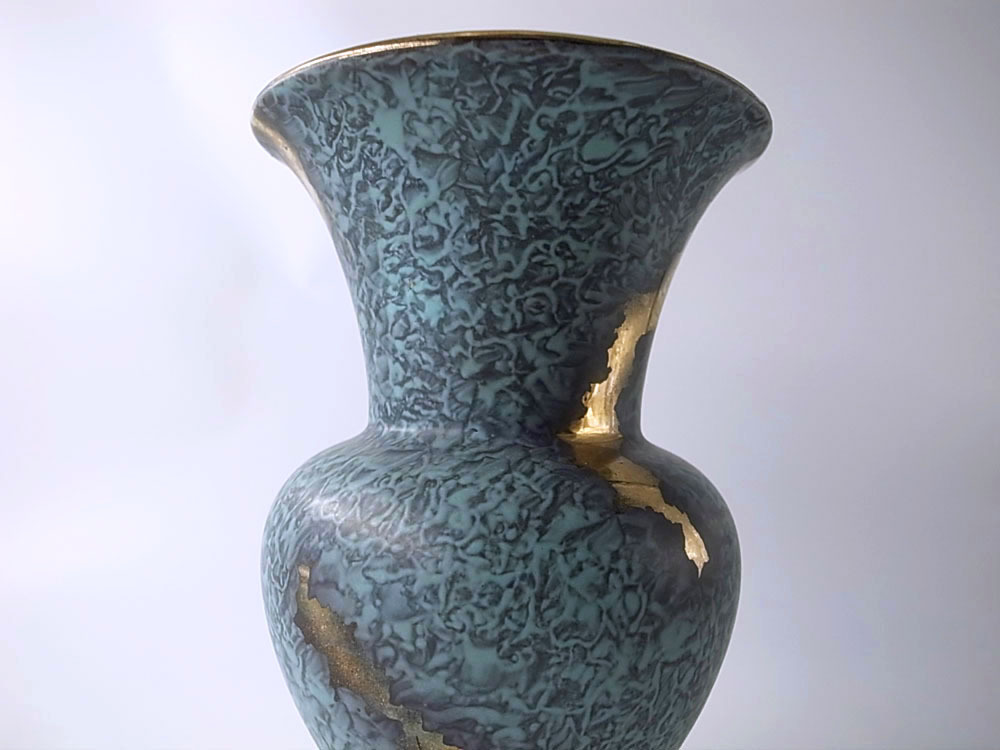 ドイツ 1950年代~1960年代 Jasba 花器 西ドイツ Fat Lava ファットラバ ミッドセンチュリー ヴィンテージ 花瓶 一輪挿し 壺 オブジェ_画像5