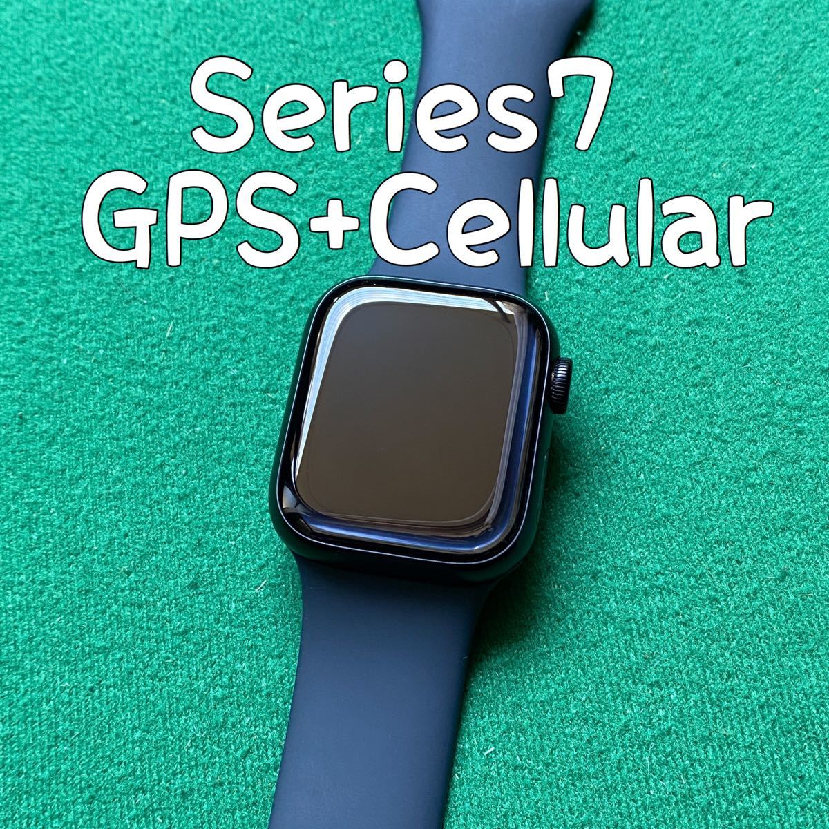 Apple Watch Series7-41mm GPSセルラーミッドナイト-