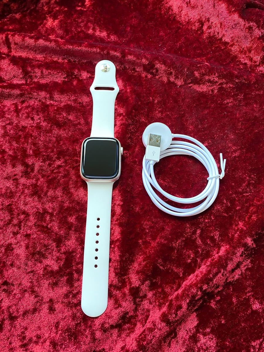 Apple Watch Series7 スターライトGPSモデル 45mm アップルウォッチ - bizarromesa.com
