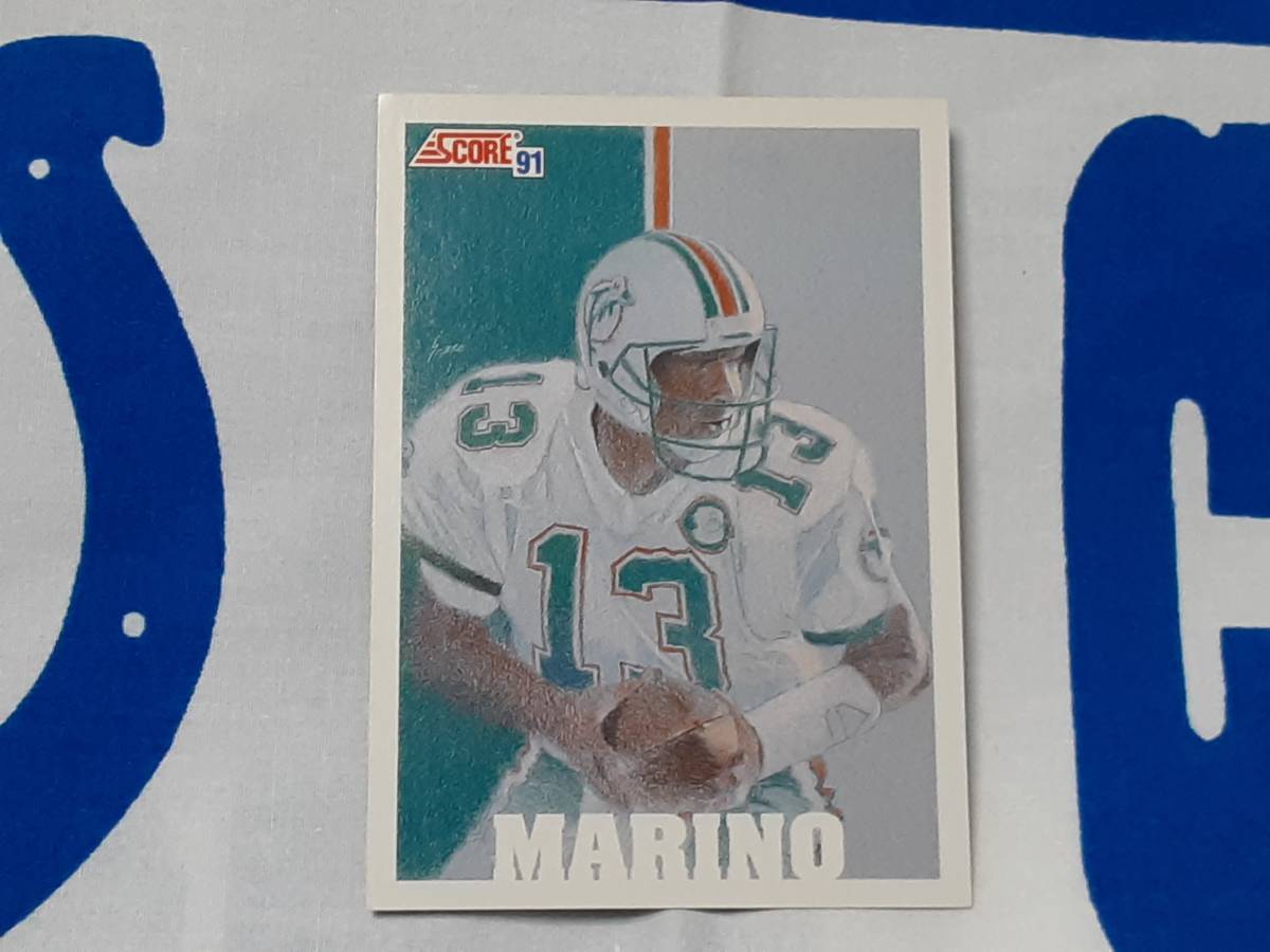 NFL 1991 SCORE 91 DAN MARINO Miami Dolphins Team MVP _画像1