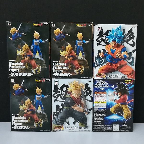 mK746c [未開封] ドラゴンボール Absolute Perfection Figure 孫悟空 ベジータ トランクス 他 | フィギュア U_画像2