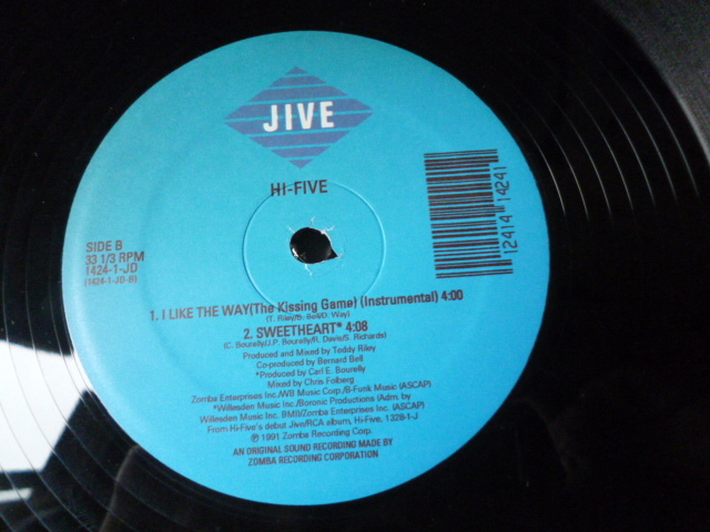 Hi-Five / I Like The Way (The Kissing Game) キャッチー胸キュン爽やか NEW JACK SWING 12 試聴_画像4