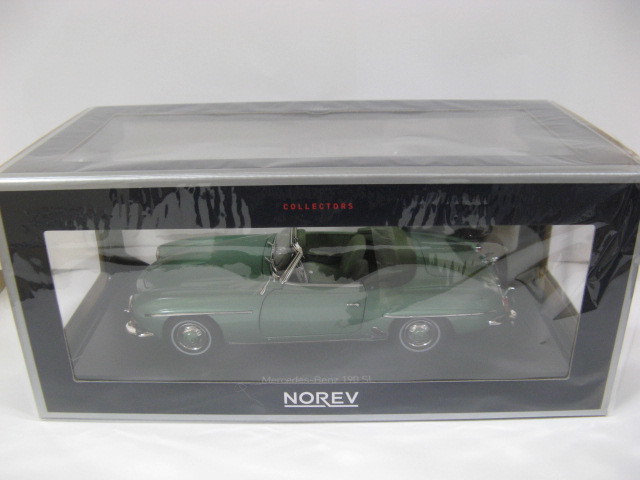 未使用】ノレブ 1/18 メルセデス・ベンツ 190SL 1957 ライト・グリーン