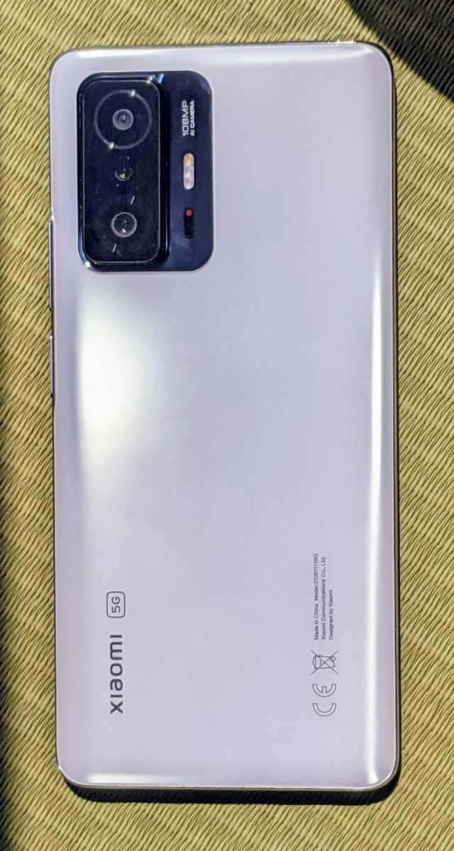 ☆バッテリー良好☆国内版 Xiaomi 11T 128GB ホワイト SIMフリー