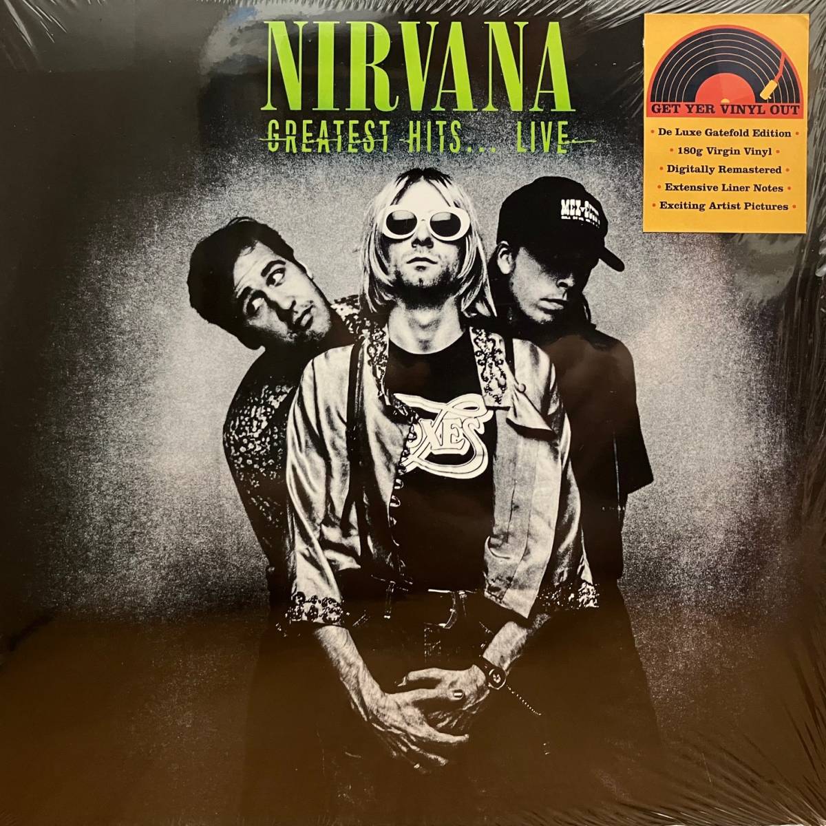 新品 リマスター盤 LP ★ ニルヴァーナ Greatest Hits... Live ★ 180g 重量盤 ★ レコード アナログ Nirvana カート・コバーン Nevermind_画像1