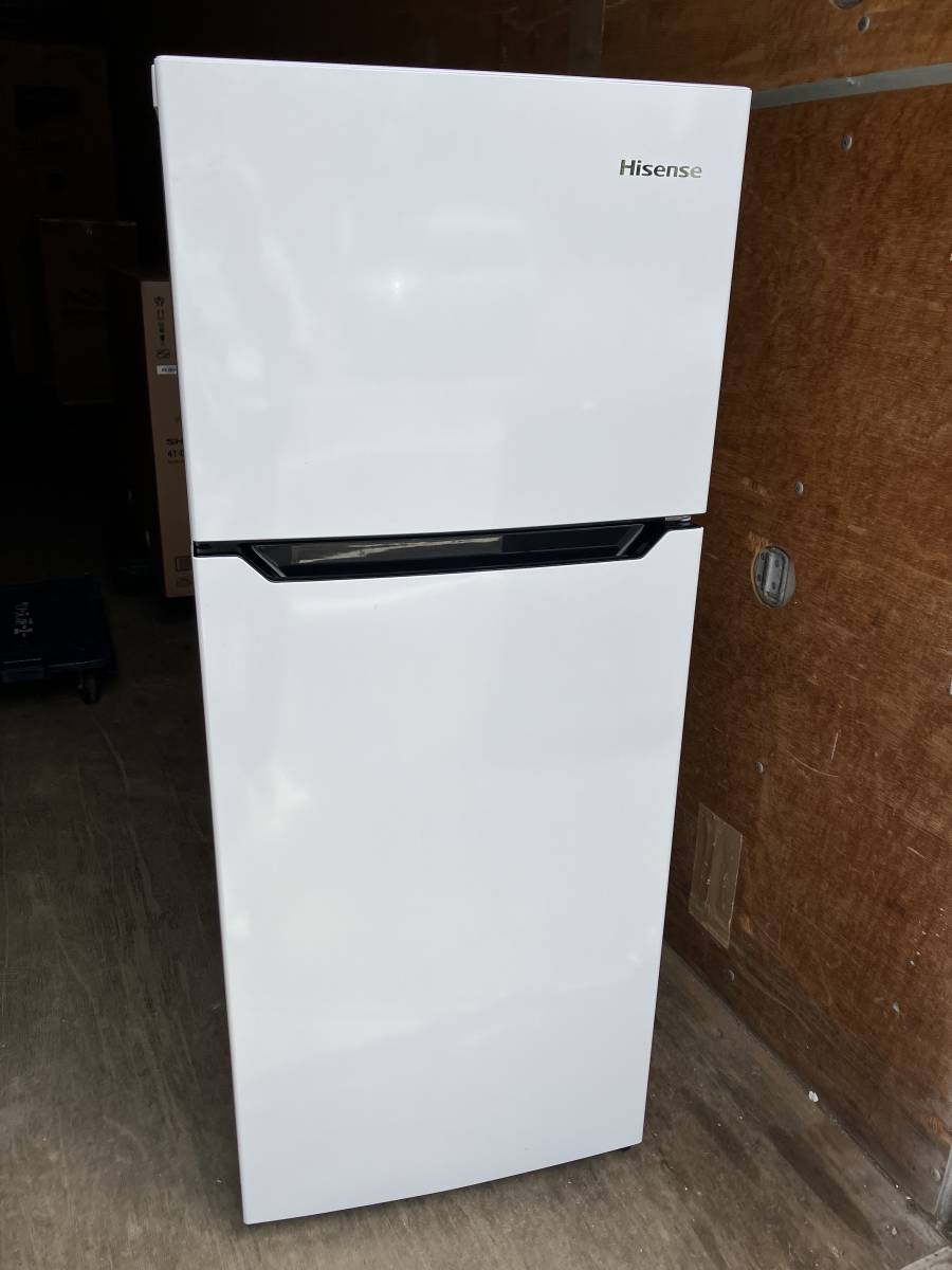 ★彡　2018年製　120Ｌ　ハイセンス　HR-B1201　直冷式　小型 冷蔵庫 ２ドア　冷凍冷蔵庫　Hisence　ホワイト　白_画像1