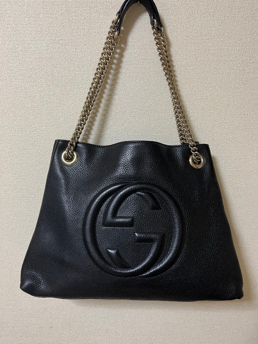 GUCCI グッチ チェーン トートバッグ ショルダーバッグ レディース