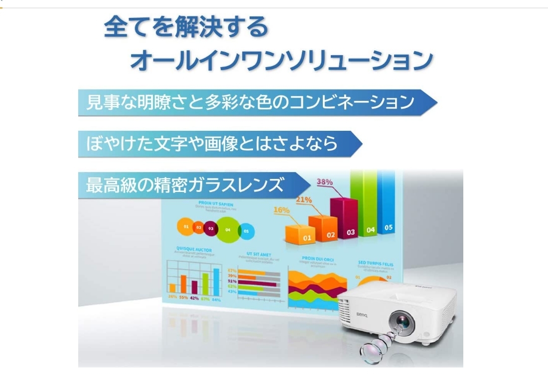 新品・未開封】BenQ MW560 WXGA・DLPプロジェクター | contifarma.pe