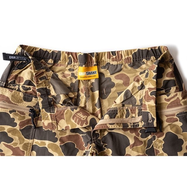 【未使用品】グリップスワニー ギアショーツ ダックカモ Sサイズ GRIP SWANY GEAR SHORTS DUCK CAMO