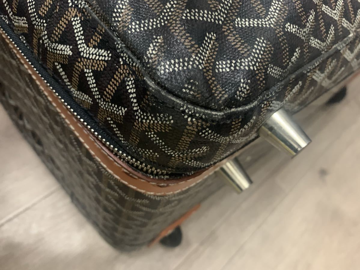 大勧め ゴヤール旅行トランクGOYARD ゴヤールキャリーケースブラック