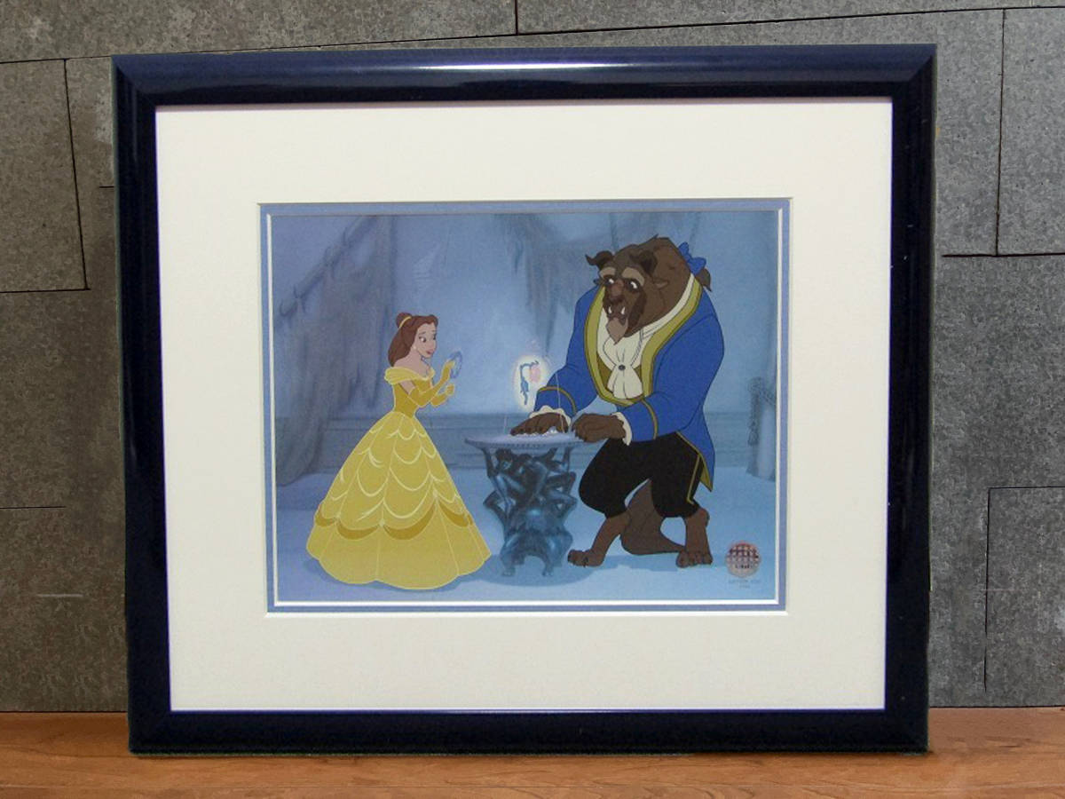 美女と野獣 Beauty and the Beast Disney ディズニー セル画 入手困難 限定 レア コレクション 絵画