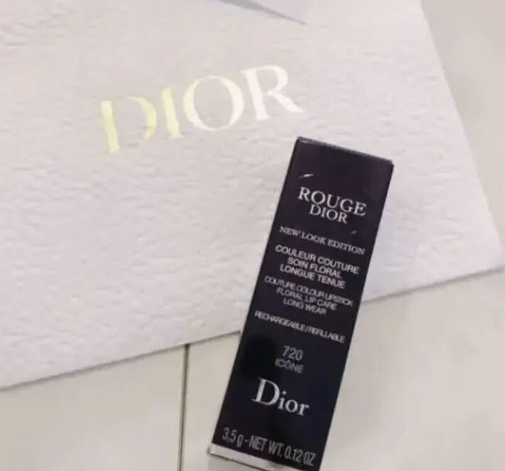 新品未使用★ 限定　Dior ディオール ニュールック 720 千鳥 千鳥柄 千鳥格子 リップ　★ラッピング_画像3