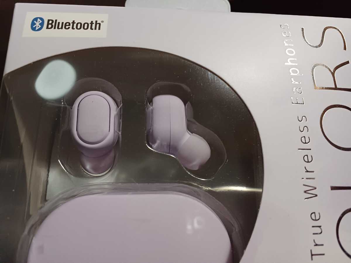 Bluetooth COLORS ワイヤレスイヤホン　(バイオレット色)_画像9