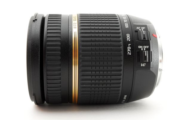 ★外観超美品★ TAMRON タムロン AF 18-270mm F3.5-6.3 Di II VC B003 Canon EF マウント 手ブレ補正 高倍率 ズームレンズ 完動品 #031717_画像6