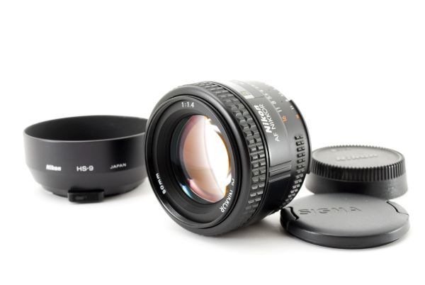 ★メタルフード付き極上完動品★ NIKON ニコン AF NIKKOR 50mm F1.4 単焦点 標準 レンズ 明るくボケ味抜群！ #031722_画像1