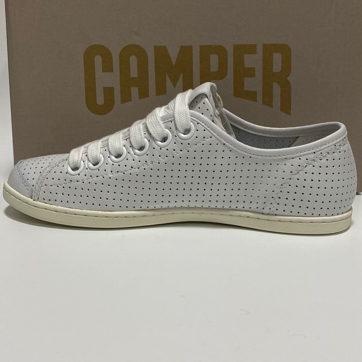 新品 Camper カンペール Uno レザースニーカー ホワイト | contifarma.pe