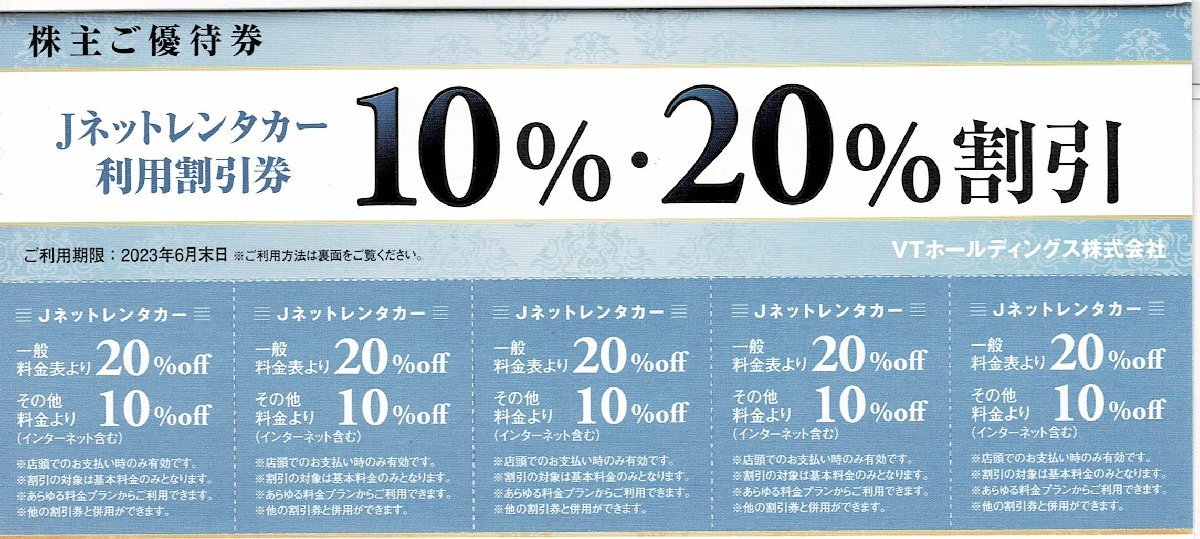 ＶＴホールディングス　株主優待券　キーパーラボ　KeeperLABO 20％割引券など　2023 /6/30まで_画像7