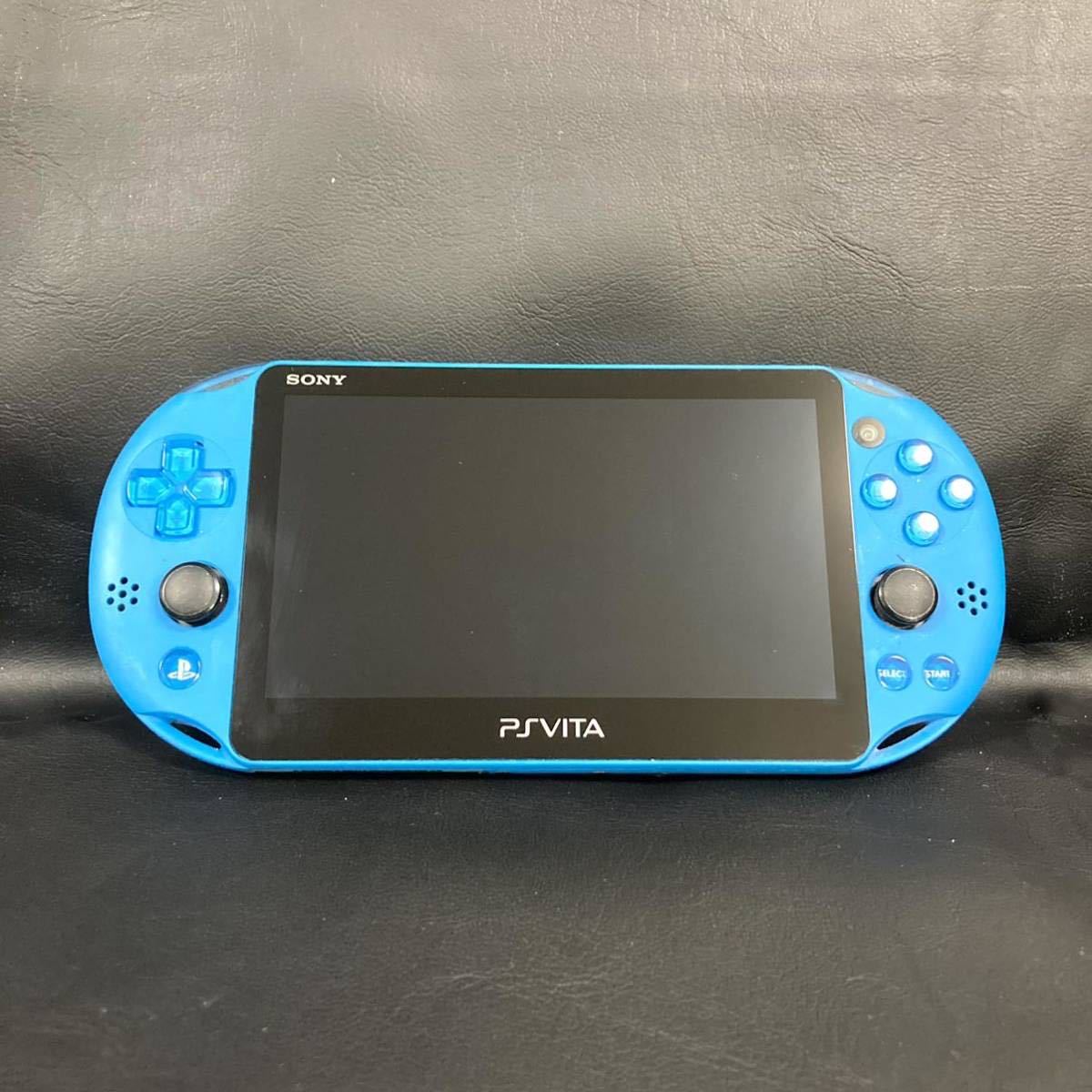 美品】SONY ソニーPS Vita PlayStation Vita PCH-2000 アクアブルー