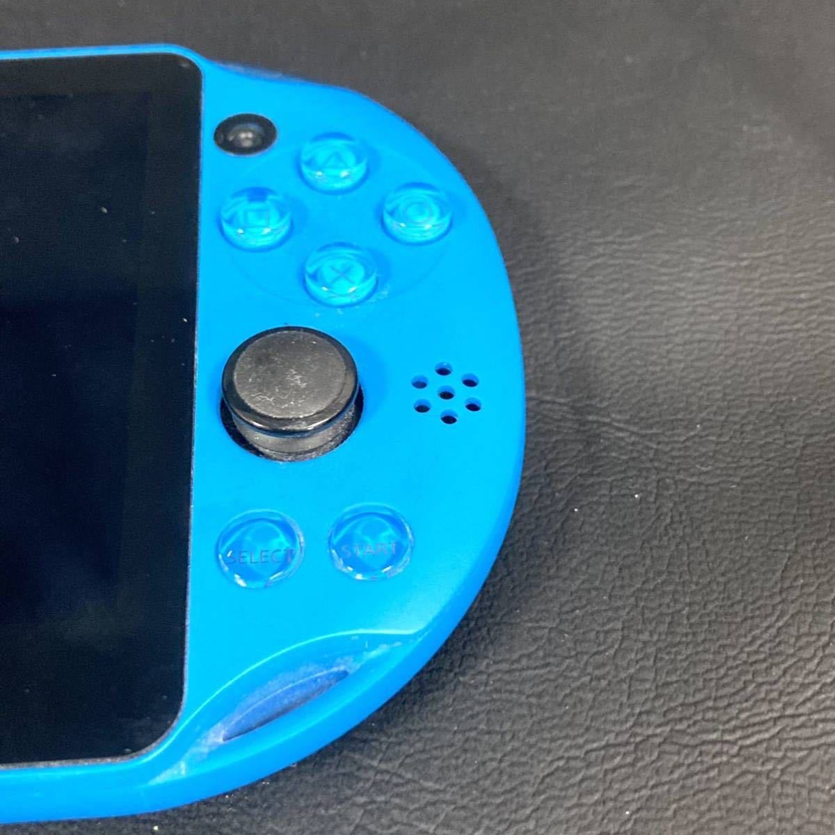 美品】SONY ソニーPS Vita PlayStation Vita PCH-2000 アクアブルー