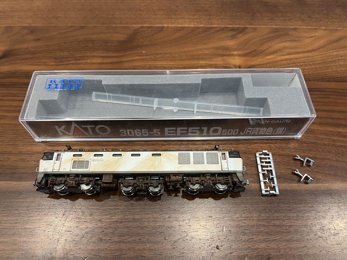 EF510 - 510 KATO 3065-5 元カシオペア色 ウェザリング加工 精密加工 TOMIX カトー トミックス Nゲージ 鉄道模型 JR貨物 貨物列車 機関車 _画像9