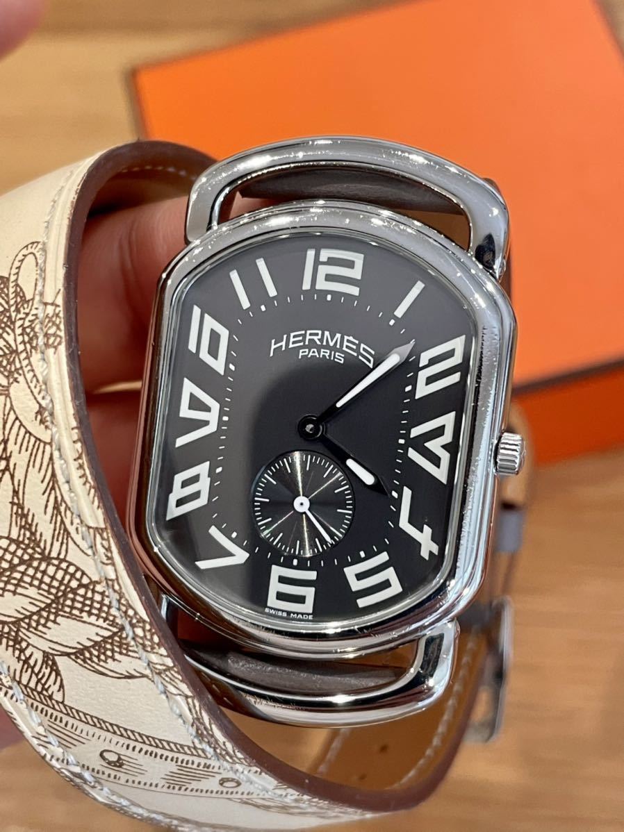 Yahoo!オークション - HERMES メンズ ラリー 腕時計 RA1.810 Yahoo!オークション - HERMES メンズ ラリー 腕時計 RA1.810