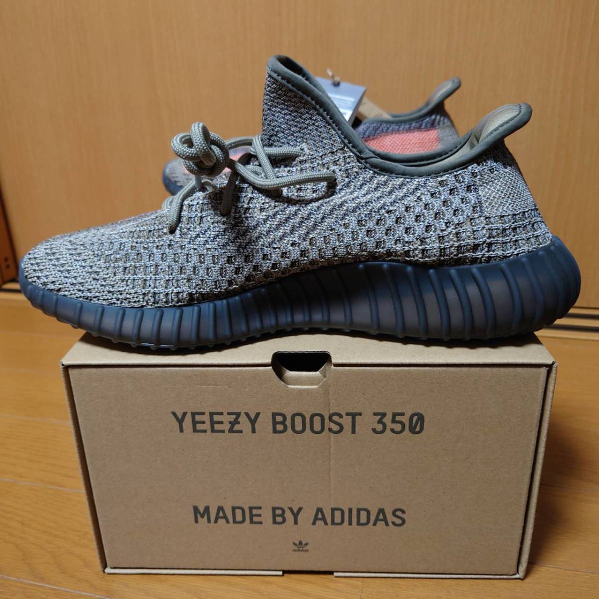 正規品 新品 アディダス adidas YEEZY BOOST V2 アッシュストーン ASH STONE GW0089 イージーブースト350 27.5㎝_画像5