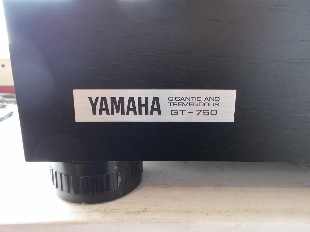 T1401　YAMAHA　ヤマハ　GT-750　ターンテーブル　レコードプレーヤー　通電OK_画像6