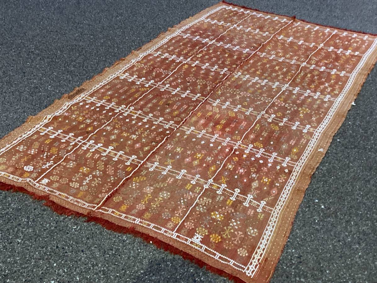 未使用品★ペルシャ絨毯（イラン製）手織り ヴィンテージラグ★☆★_画像1
