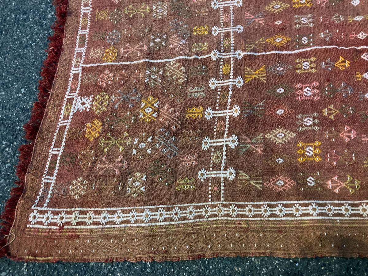 高価値】 未使用品 ペルシャ絨毯 141cm×85cm 手織り ヴィンテージラグ