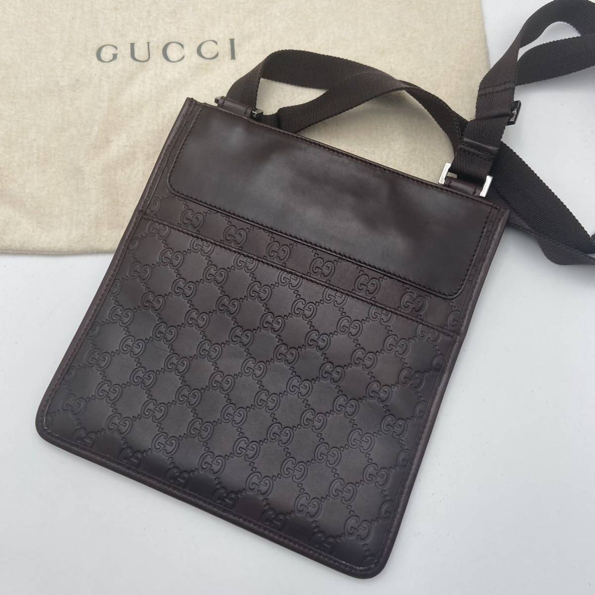 1円【極美品】GUCCI グッチ サコッシュ ショルダーバッグ 肩がけ 1円【極美品】GUCCI グッチ サコッシュ ショルダーバッグ 肩がけ
