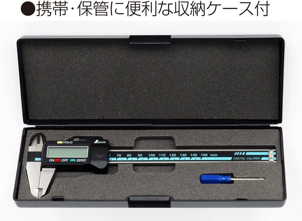 10cm シンワ測定(Shinwa Sokutei) デジタルノギス ミニ ホールド機能付 10cm 19974