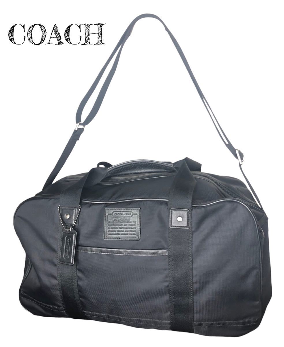 美品 COACH コーチ ボストンバッグ レザー 2way voyager-