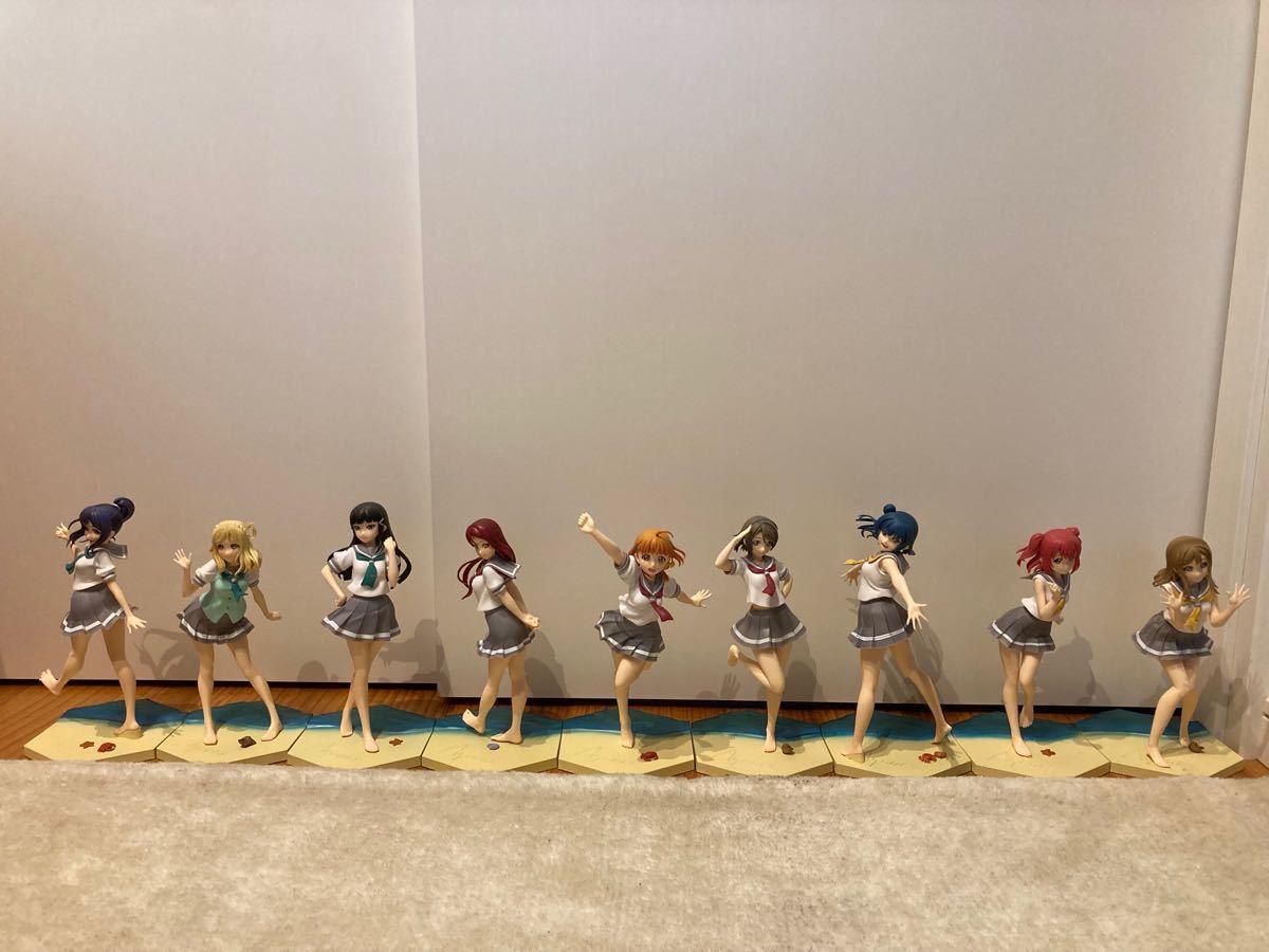 ラブライブ SPM フィギュア 夏服 Aqours 9体セット コンプセット ラブライブ SPM フィギュア 夏服 Aqours 9体セット コンプセット
