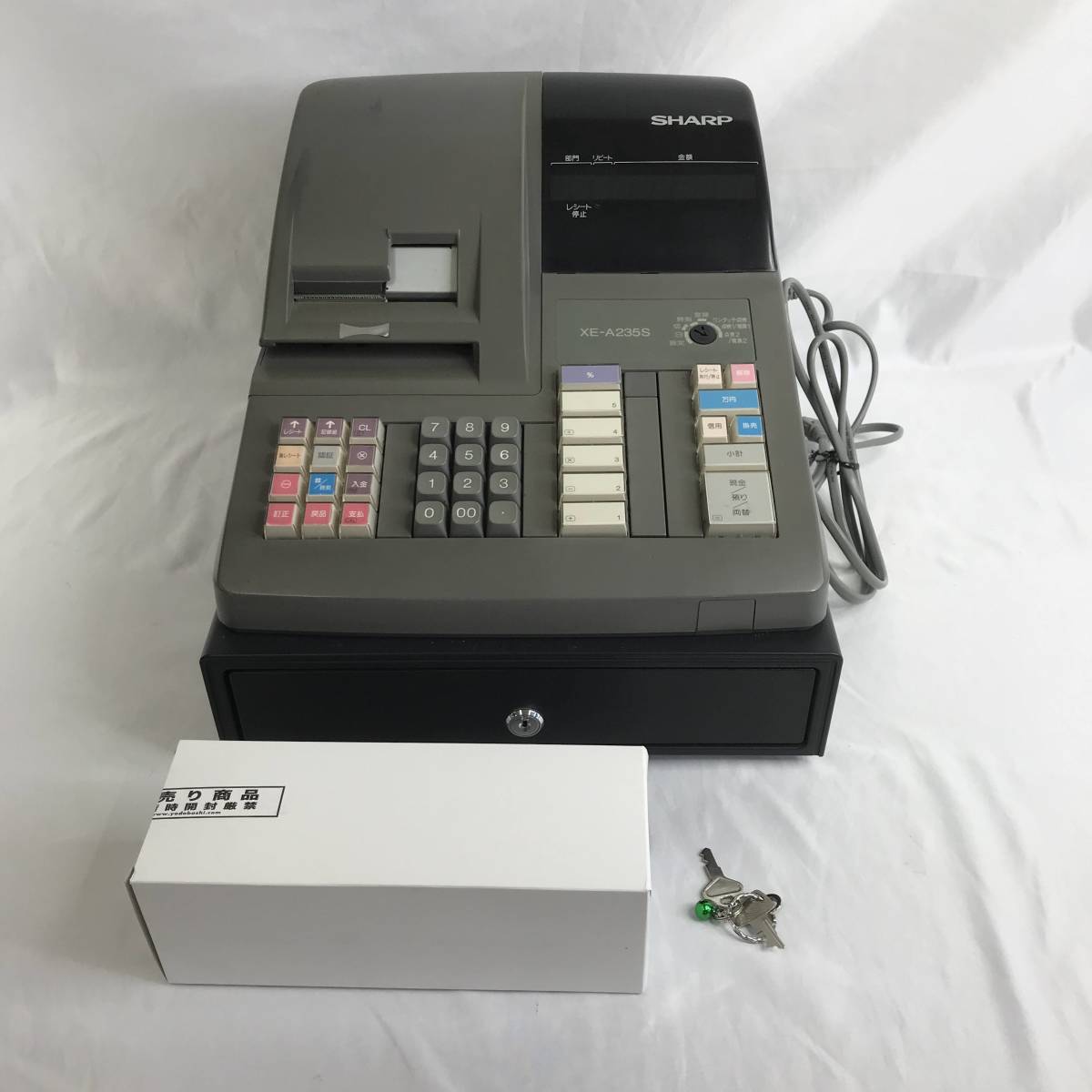 誠実 SHARP 軽減税率対応 レジスター シャープ XE-A307-B ブラック