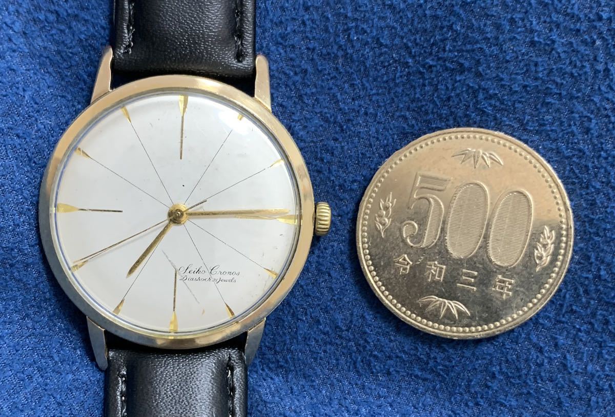 ヤフオク! - 稼働 セイコー クロノス 21石 変わり 文字盤 アンティ...