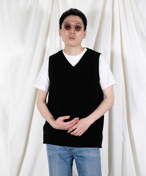 即購入可】ALLEGE 22SS Knit Vest サイズ3 誕生日プレゼント 3556円