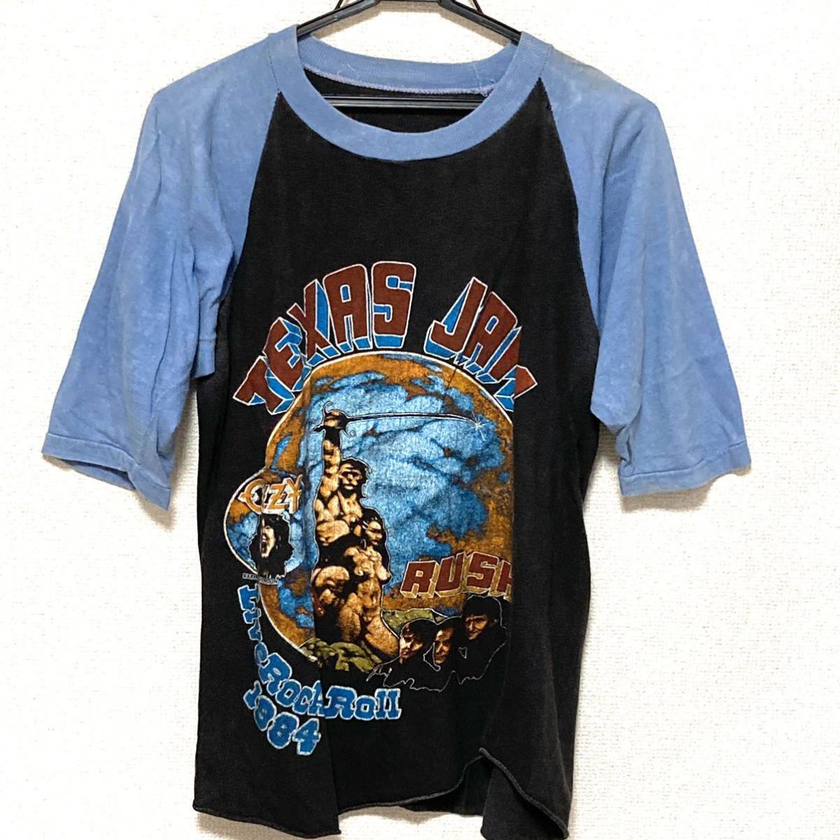 パーティを彩るご馳走や 80s OZZY Tシャツ 80s ヴィンテージ 訳あり