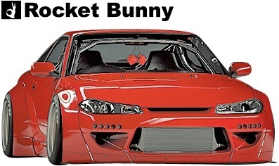 【M's】ニッサン S15 シルビア (1999y-2002y) Rocket Bunny ワイドボディキット 10点／／FRP製 TRA京都 ロケットバニー ロケバニ エアロ_画像2