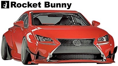 【M's】レクサス LEXUS RC250 RC350 RC-F SPORT (2014y-) Rocket Bunny フロントリップスポイラー／／RC TRA京都 ロケットバニー ロケバニ_画像1