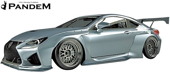 【M's】LEXUS RC-F USC10 (2014y-) PANDEM フロントリップスポイラー／FRP レクサス RCF RC F TRA京都 パンデム エアロ_画像2