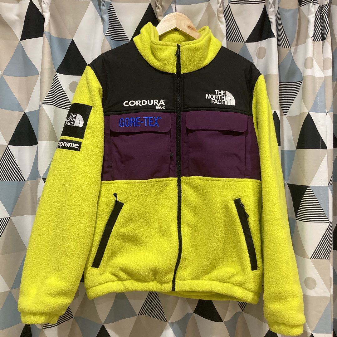 人気 イエローTHE Jacket Fleece supreme ノースフェイス NORTH