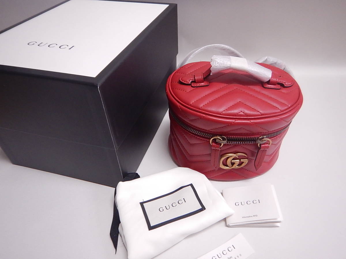 新品未使用□GUCCI グッチ GGマーモント リュックサック バニティ