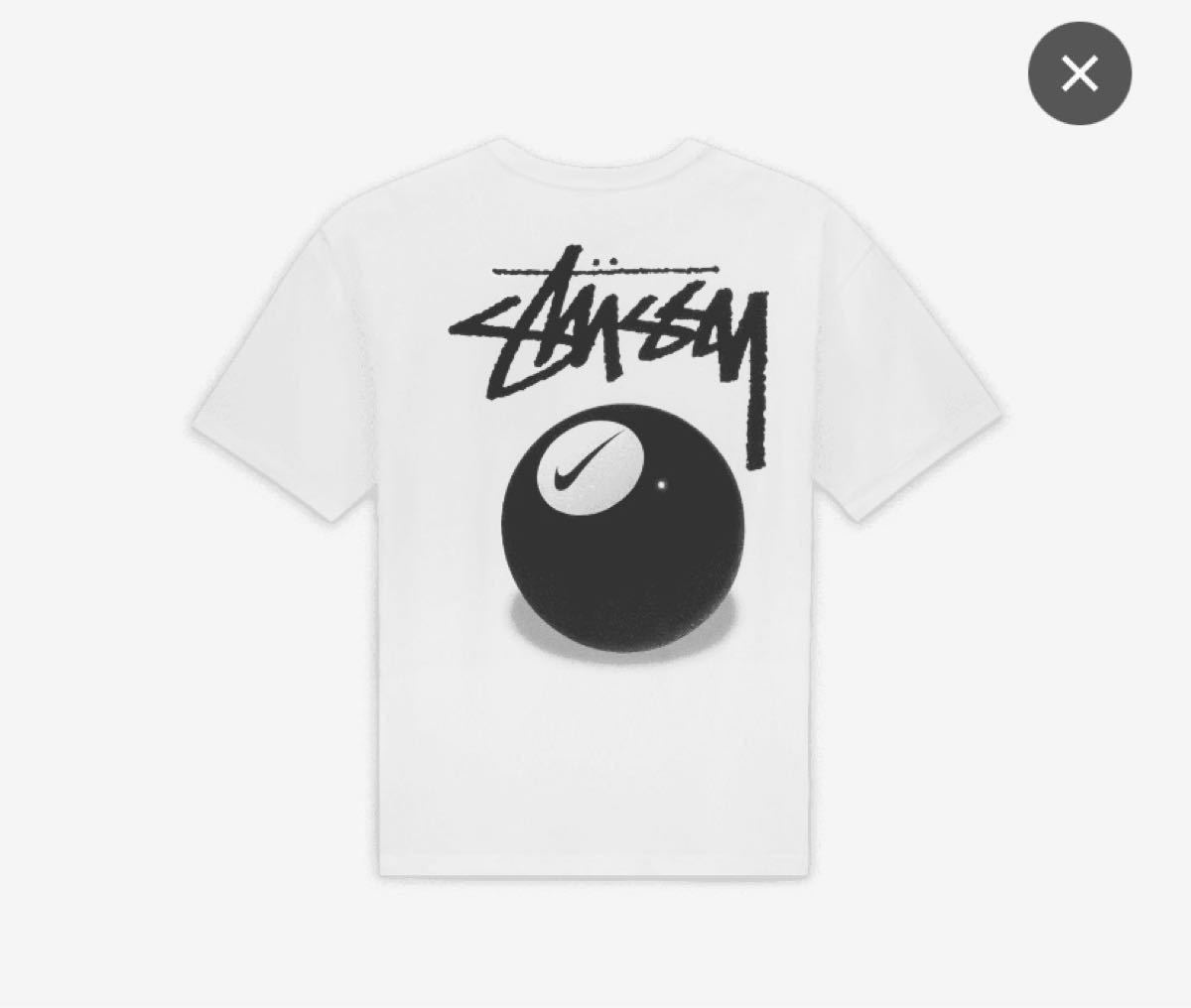 Stussy × Nike 8 Ball T-Shirt White ステューシー × ナイキ 8ボール T