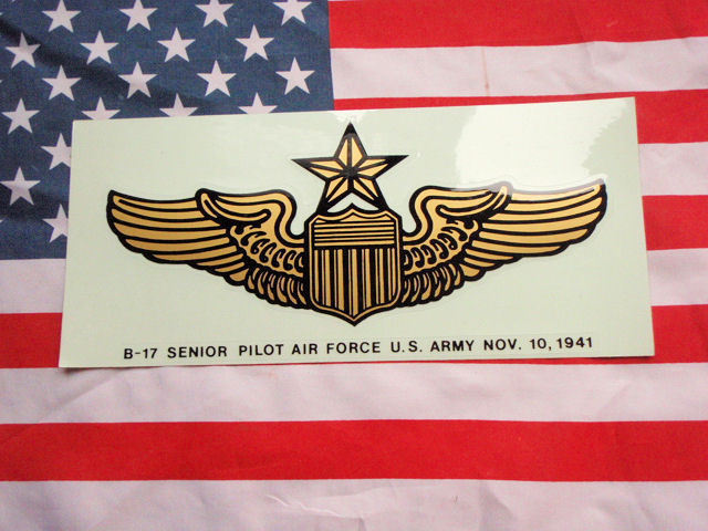 F0B* America Air Force sinia Pilot insignia sticker 5 pieces set / American Air Force USAF aviator aircraft .. member Pilot special skills insignia 