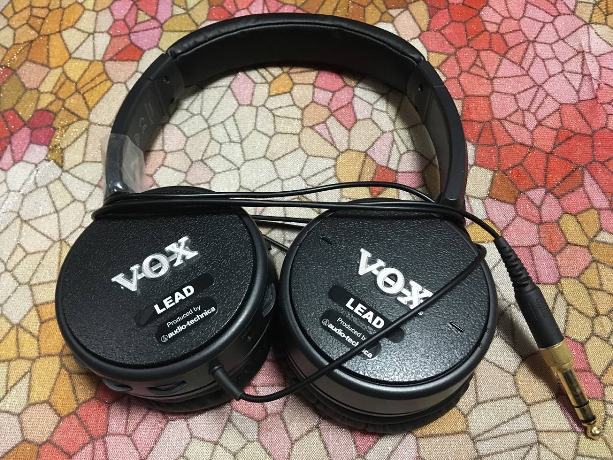 VOX ( ヴォックス ) 　amPhones LEAD　アンプ内蔵のヘッドホン　エレキギター用（電池式、本体のみ。動作確認済み）　送料込み_画像1