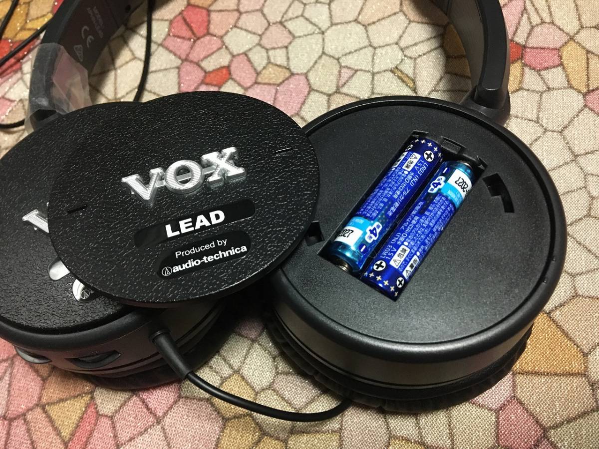 VOX ( ヴォックス ) 　amPhones LEAD　アンプ内蔵のヘッドホン　エレキギター用（電池式、本体のみ。動作確認済み）　送料込み_画像7