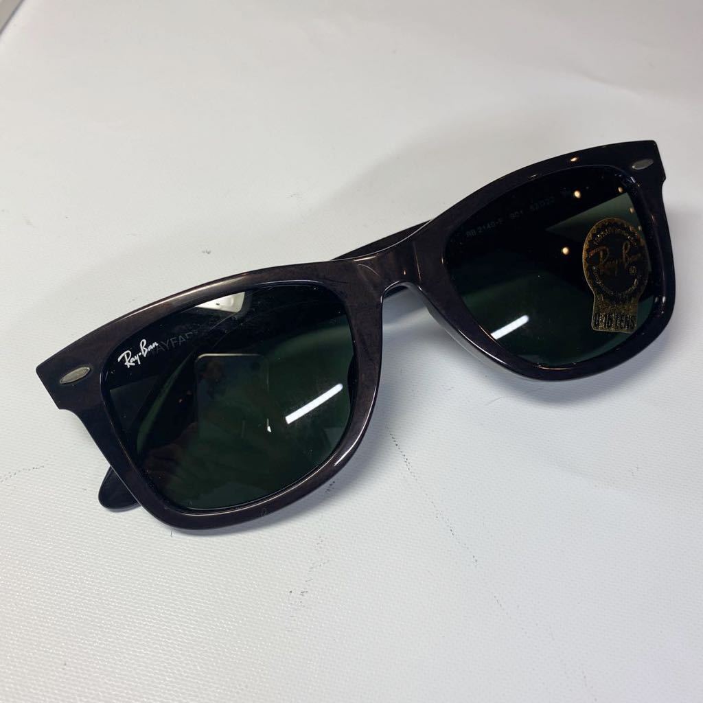 【未使用・保管品】Ray-Ban レイバンサングラス　RB2140-F 901 52□22 3N WAYFARER ウェイファーラー 木村拓哉　rb080507