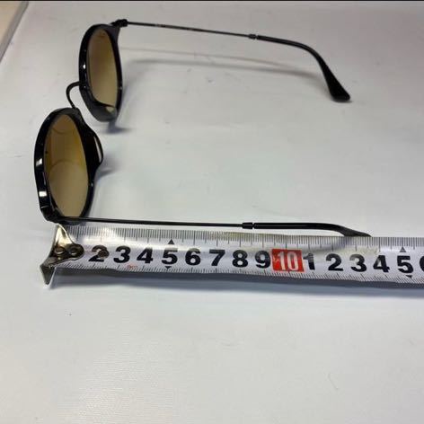 [ новый товар не использовался ] Ray-Ban RayBan солнцезащитные очки RB2447-F 901/40 49*21 145 3N черный круглый зеркало линзы rb081204